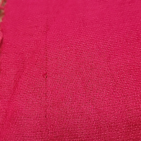 Red Pashmina & Silk Feminine Organic Luxury Winter Fall Vibrant Scarf Shawl - Picture 9 of 9